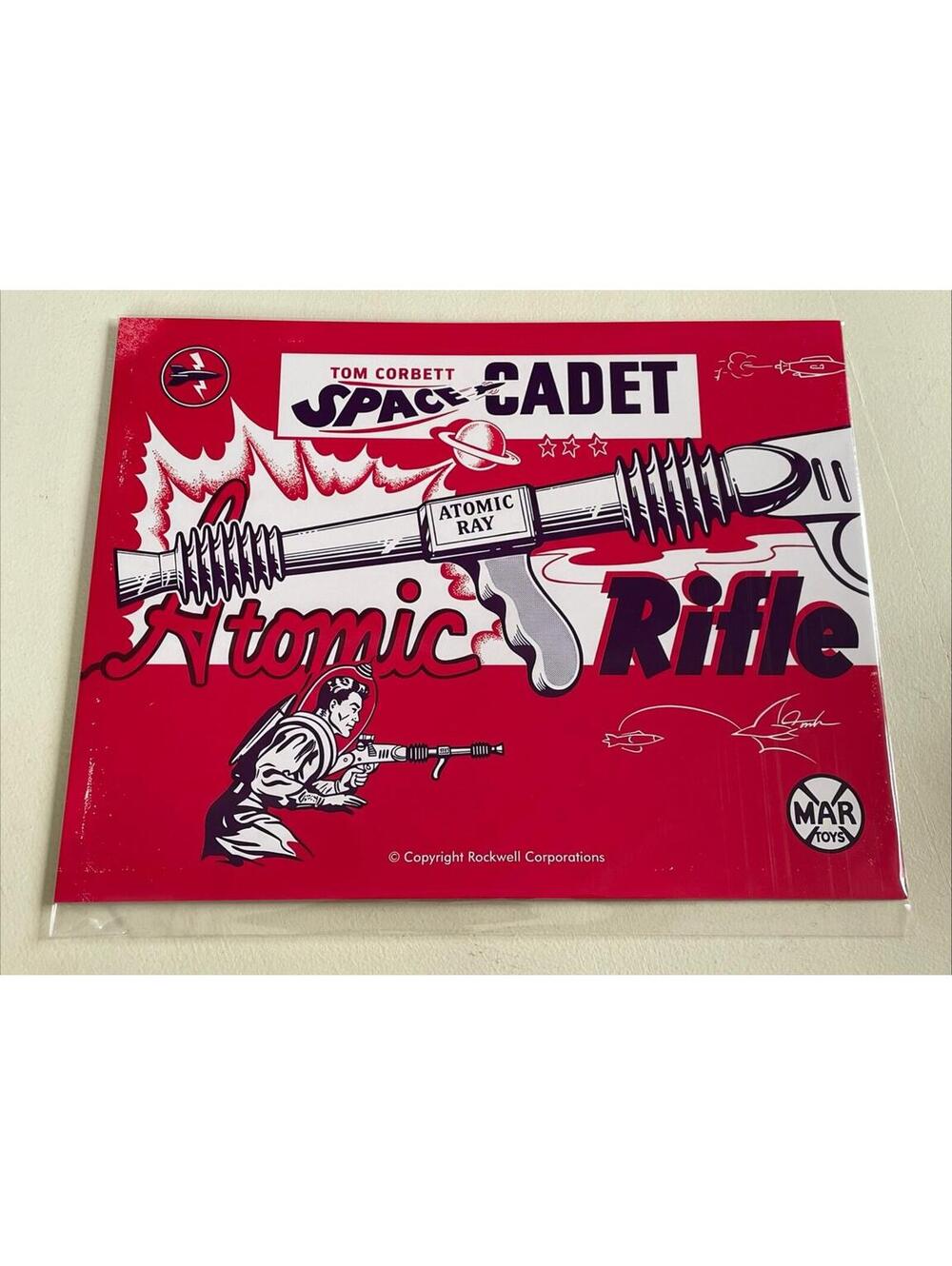 Marx Tom Corbett Space Cadet Atomic Rifle Ray PRINT Paper Poster 8.5”x11” Retro
